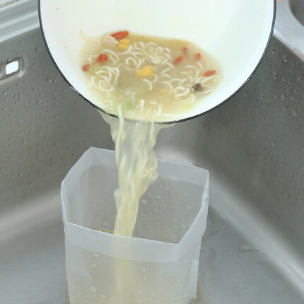 家用廚房水槽自立式瀝水濕垃圾袋一次性廚餘專用塑料袋地漏過濾網