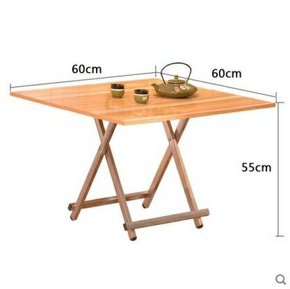簡易桌子可折疊餐桌長方形小飯桌家用小戶型簡約
