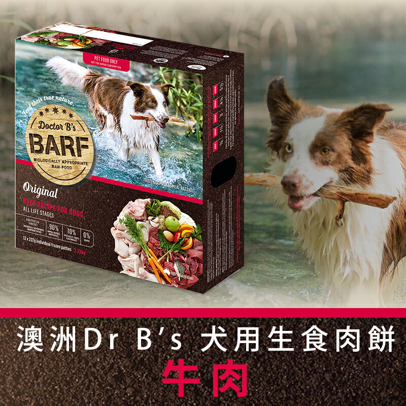 澳洲dr B S Barf 犬貓生食肉餅 牛肉口味 逗奇寵物創意生活館 Rakuten樂天市場