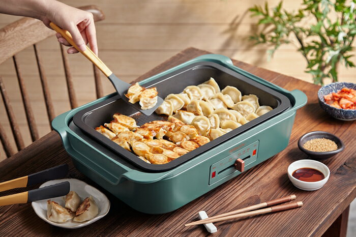 公司貨快速出貨 大容量6人份【日本山善YAMAZEN】3L深型電烤盤GHK-S120TW 中秋節烤肉必備 燒烤盤 電火鍋陶瓷加熱板 1