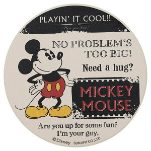 【震撼精品百貨】米奇/米妮 Micky Mouse 迪士尼 DISNEY 米奇 MICKEY 陶瓷吸水杯墊#25187 震撼日式精品百貨