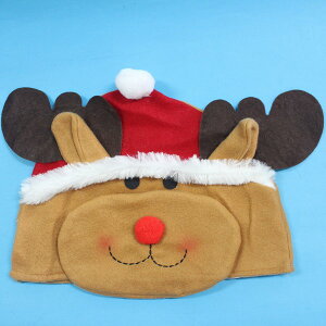造型聖誕帽 麋鹿造型帽(紅帽子)/一袋12個入(促80)~5847