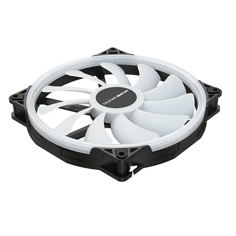 TEUCER 新品200mm機箱風扇 5v3pinARGB臺式電腦LED散熱單風扇【北歐家居生活】