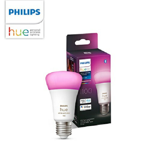 Philips 飛利浦 Hue 智慧照明 全彩情境 9.5W燈泡 藍牙版1100流明 PH01N【三井3C】