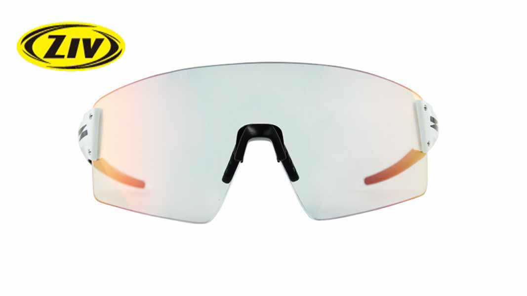 《台南悠活運動家》ZIV-207 ARMOR 亮白框 / 風暴變色 - 防霧 戶外 登山 自行車 太陽眼鏡 運動眼鏡