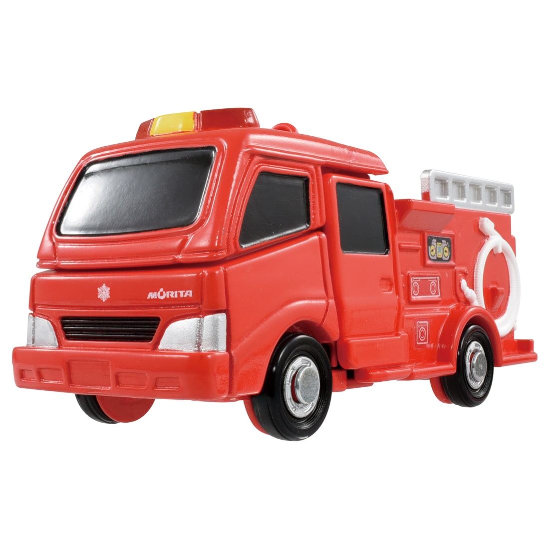 【Fun心玩】TP20707 正版 多美 特裝作業勇者 JB02 消防勇者 消防車特裝 MORITA CD-I型 模型車 5