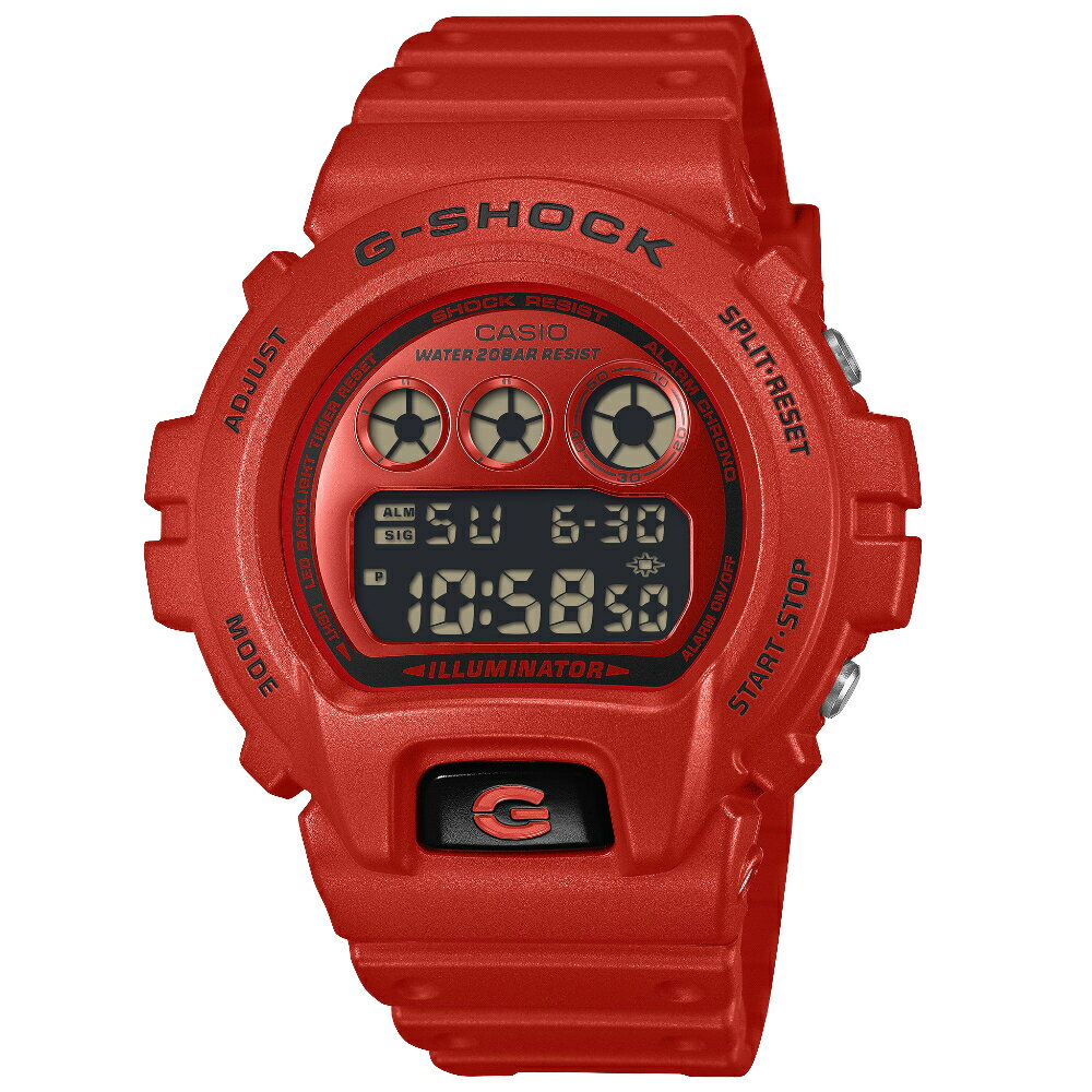 CASIO卡西歐 6900 系列 DW-6900RRB-4 街頭潮流運動數位錶  50mm｜樂天領券現折★全館特惠中★指定刷卡回饋10%