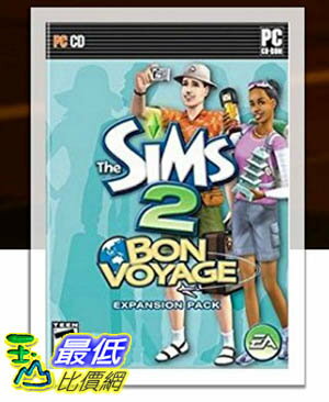 [106美國暢銷兒童軟體] The Sims 2: Bon Voyage - PC CD-Rom (Expansion Pack)