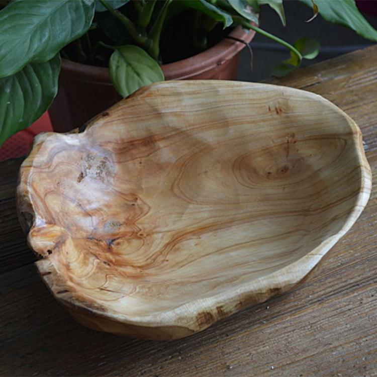 木盆餐具廚房洗菜創意果盆水果盤中式木果盤實木水果籃木製木質