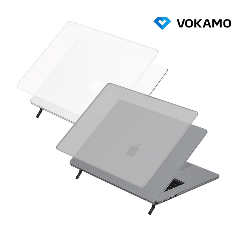 VOKAMO Apple MacBook Pro 14 (M1/M2/M3/M4/M5) 防刮支架保護殼 硬殼 防摔殼 薄殼【愛瘋潮】