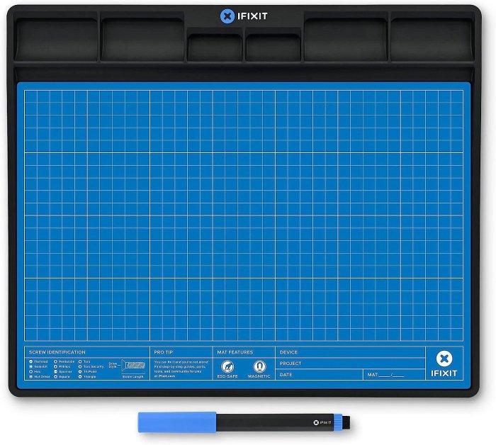 [5美國直購] iFixit FixMat 磁性工作墊 磁性定位白板 IF145-491-1 Magnetic Screw Mat (TB1)‎IF145-491-1
