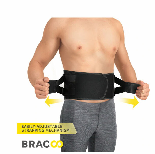 【護腰加強型】BRACOO奔酷 仿生骨曲線彈力支撐護腰 BP61