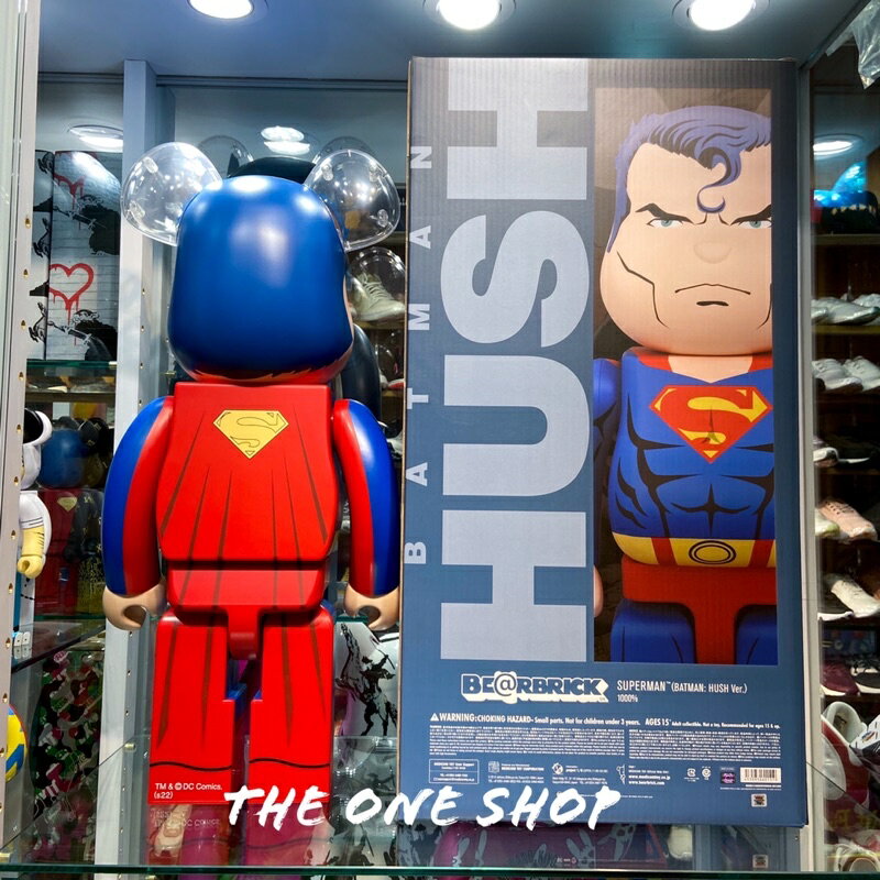 BE@RBRICK Superman HUSH 超人庫柏力克熊1000% | The One Shop 潮流鞋