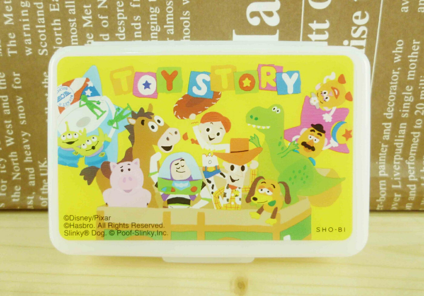 【震撼精品百貨】Metacolle 玩具總動員-6格收納盒-黃色 震撼日式精品百貨