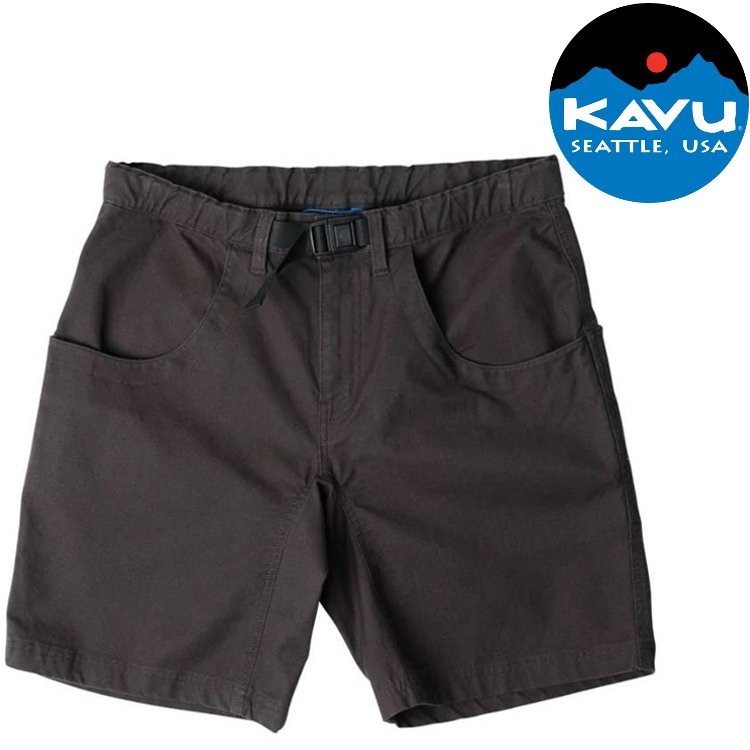 零碼特價 KAVU Chilli Flex 男款 彈性休閒短褲 478-1843 甘草糖 Black Licorice