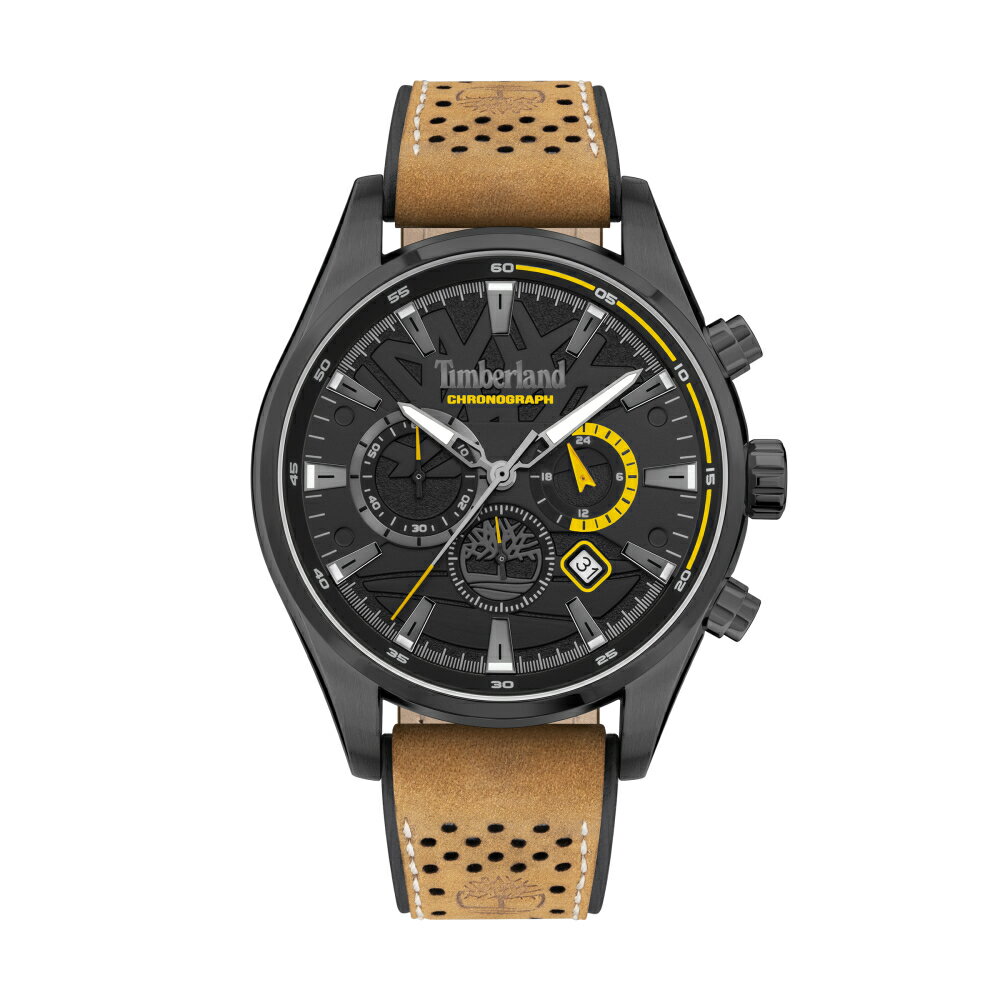 送禮首選★Timberland 美式潮流ALDRIDGE系列皮帶腕錶46mm(TDWGC2102401) 附提袋【全館滿額折價★APP下單點數4倍送】線上購買享_實體門市同步服務