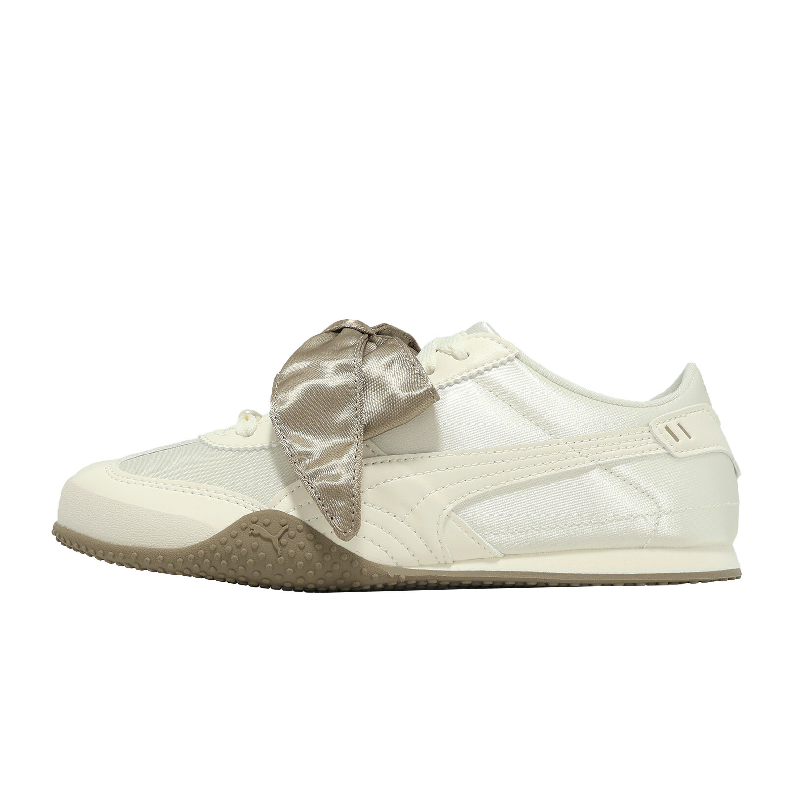 Puma 休閒鞋 Bella UT Bloom Wns 女鞋 米白 復古 緞帶 蝴蝶結 410084-01