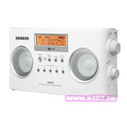 SANGEAN山進 二波段 數位式時鐘收音機 PR-D5
