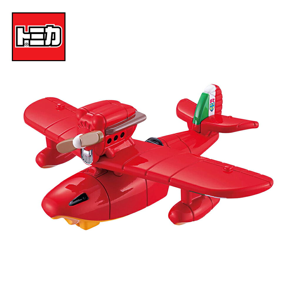【日本正版】Dream TOMICA 吉卜力 02 紅豬 飛行艇 玩具車 宮崎駿 多美小汽車 - 212348