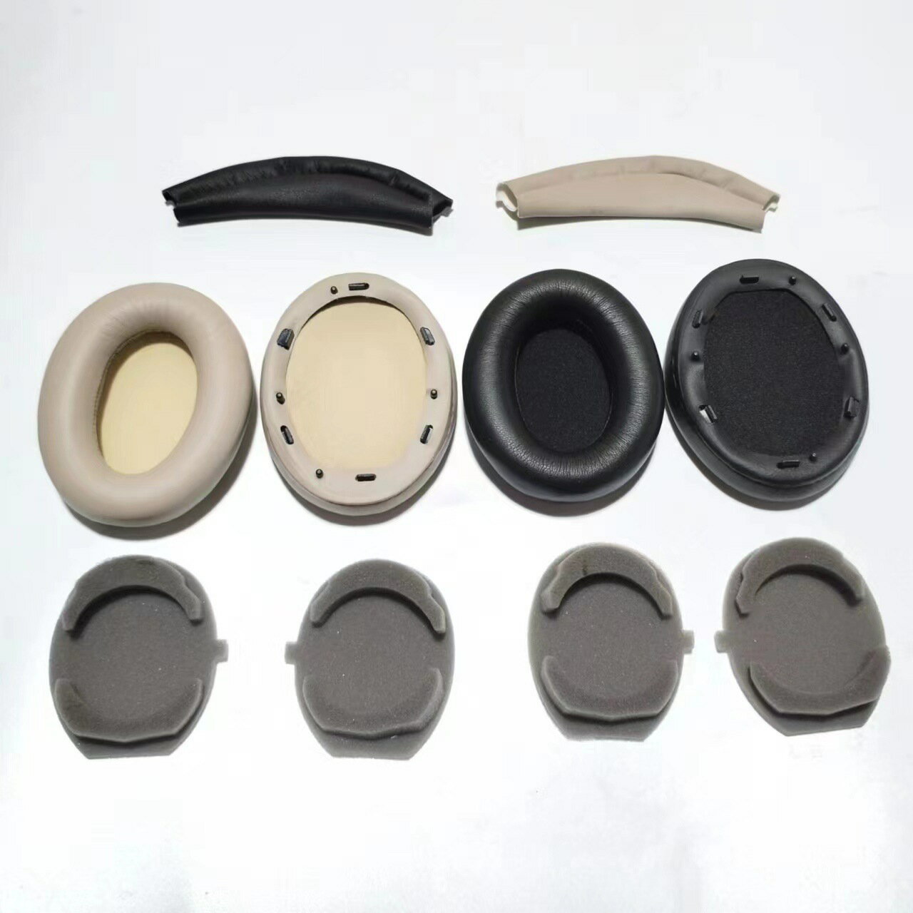 適用SONY索尼 WH-1000XM3 耳機套 海綿耳套耳罩 頭梁皮套【宜家良品百貨】