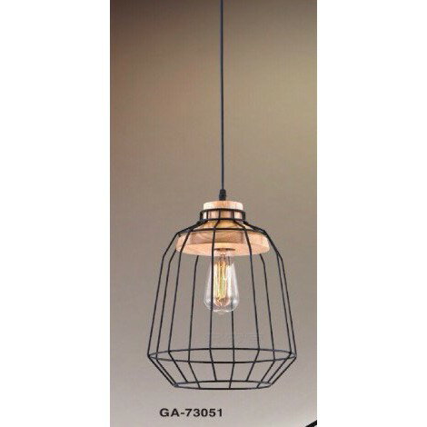(A Light) 設計師 嚴選 工業風 復古 木製 吊燈 鳥籠 經典 GA-73051 餐酒館 餐廳 氣氛 咖啡廳 酒吧