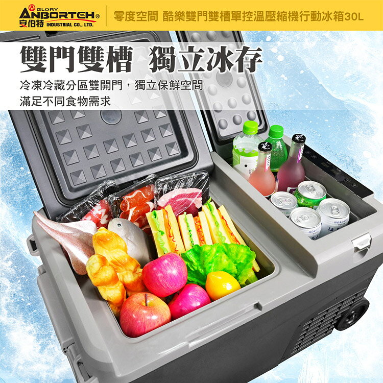 【安伯特】酷樂單控溫壓縮機行動冰箱30L (二年保固) 露營冰箱 移動冰箱 車用冰箱 5