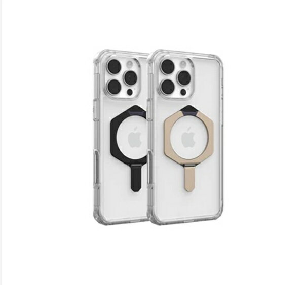 軍規防震手機殼 UAG iPhone 16 Pro Max 6.9吋 磁吸耐衝擊支架全透保護殼 MagSafe 手機殼【愛瘋潮】