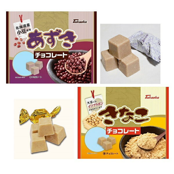 【江戶物語】 (短效特價) TAKAOKA 高岡食品 可可塊 125g 紅豆風味/黃豆粉風味 大包裝 巧克力 日本原裝進口