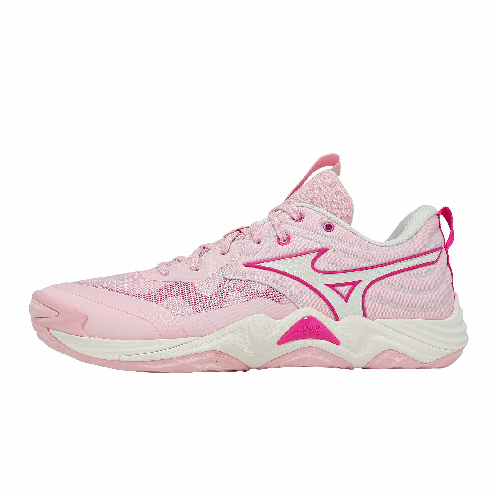 Mizuno 美津濃 排球鞋 Wave Momentum Elite 女鞋 男鞋 粉 緩震 運動鞋 V1GC2512-70