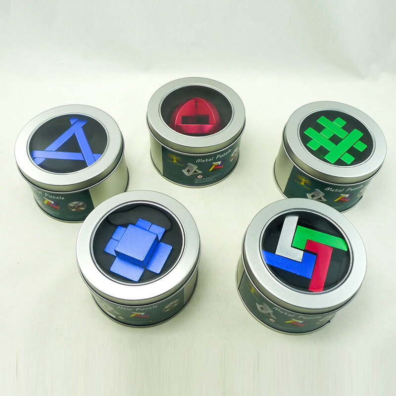 抖音金屬解鎖解扣puzzle益智玩具成年高智商高難度燒腦解悶神器