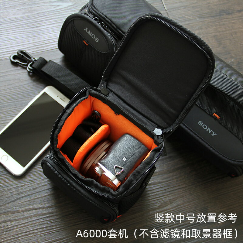適用索尼微單a6400相機包zve10ii單肩ILCE-a6300攝影包a7M4 A7C2