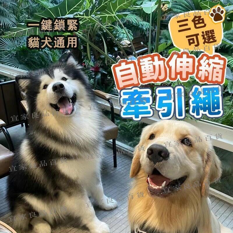 【宜家良品百貨】【自動伸縮】寵物自動牽繩 寵物牽引繩 狗繩 伸縮牽繩 伸縮拉繩 狗狗牽引繩 自動牽繩 牽引繩 牽繩 遛狗