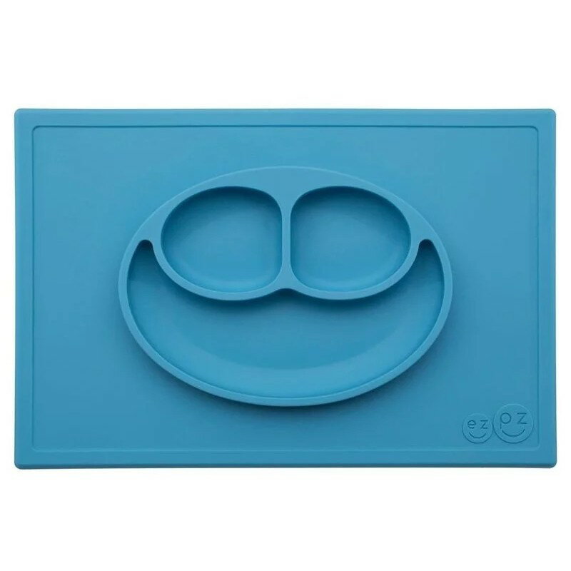美國 EZPZ HAPPY MAT 快樂防滑餐盤-寶石藍