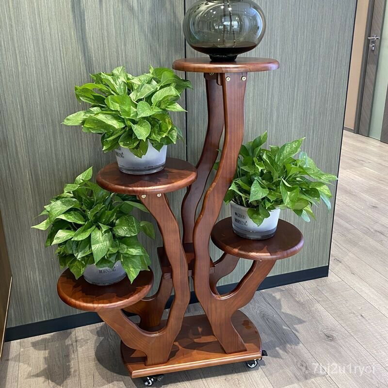 花架子 客廳花盆架 室內陽臺多層花架 傢用實木花盆架 ?多層花架 花盆 花架 實木花架 盆栽架 多肉植物架 陽臺花架