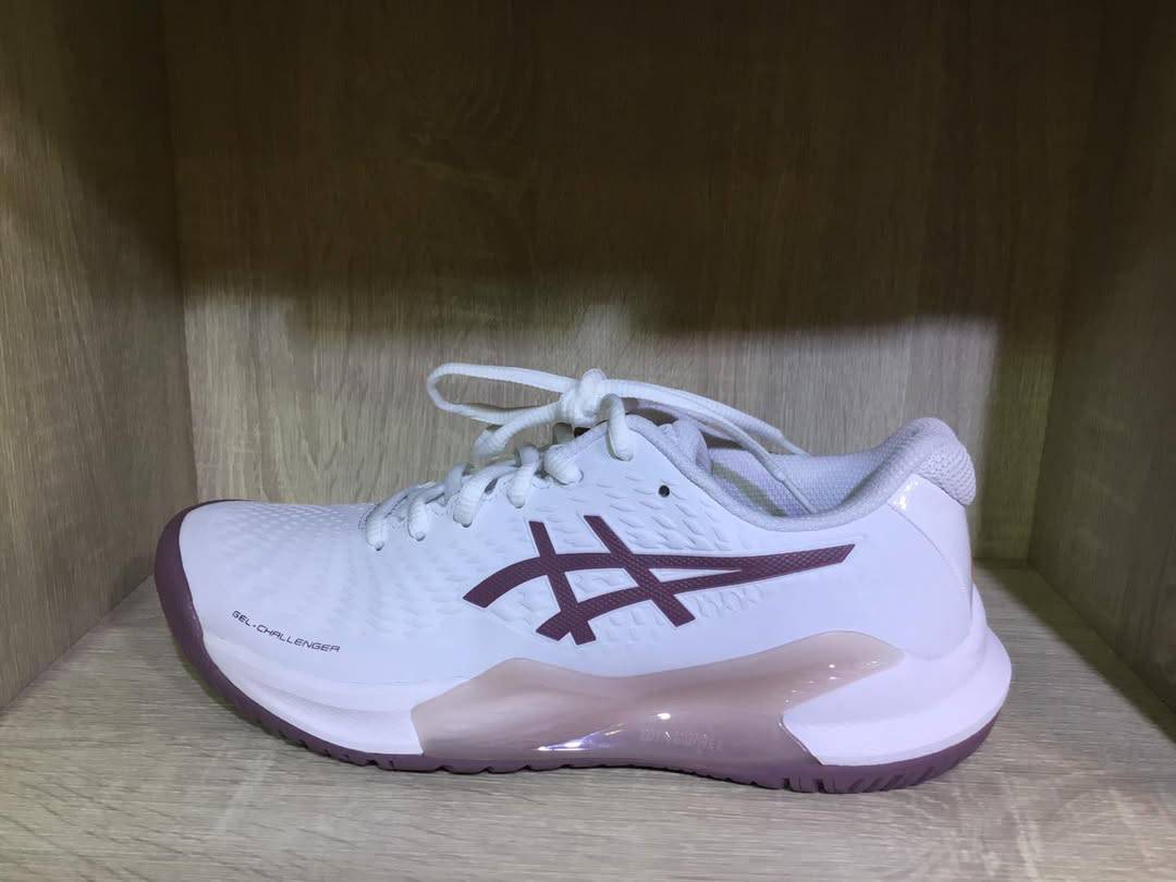 Asics Gel-Challenger 14 專業女網球鞋(white/dusty mauve)