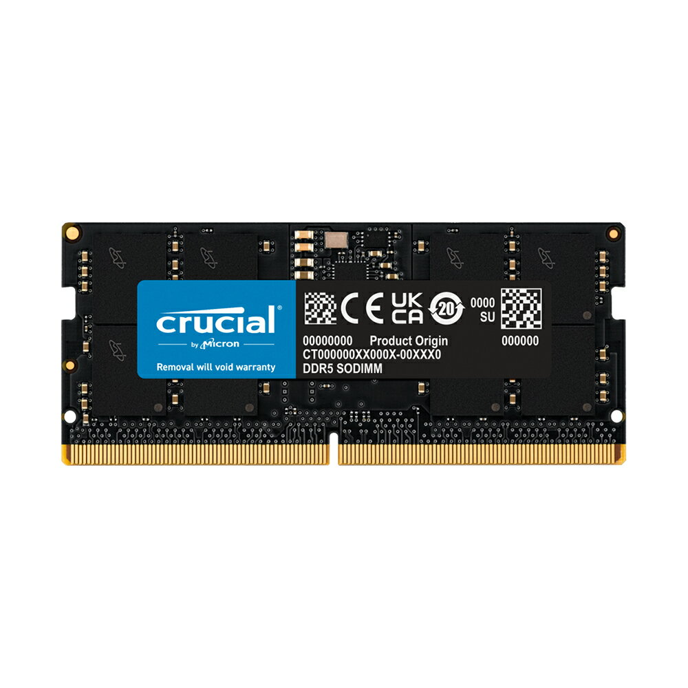 【CUBE卡最高10%回饋】美光 Crucial DDR5 5600 16G 筆記型記憶體 CT16G56C46S5