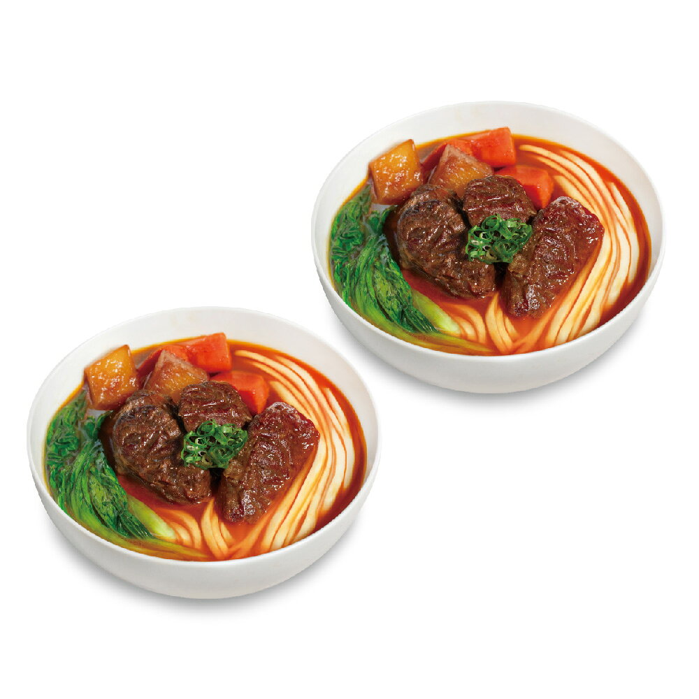 【果貿吳媽家】琥珀花腱心牛肉麵 雙入組 (1200g/2入) 1
