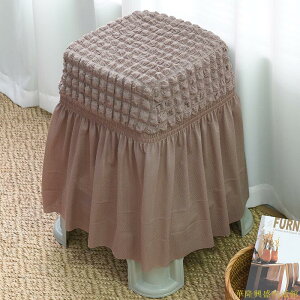 彈力板凳子套罩通用防滑一體圓形四方形鐵藝塑料餐桌椅凳子罩