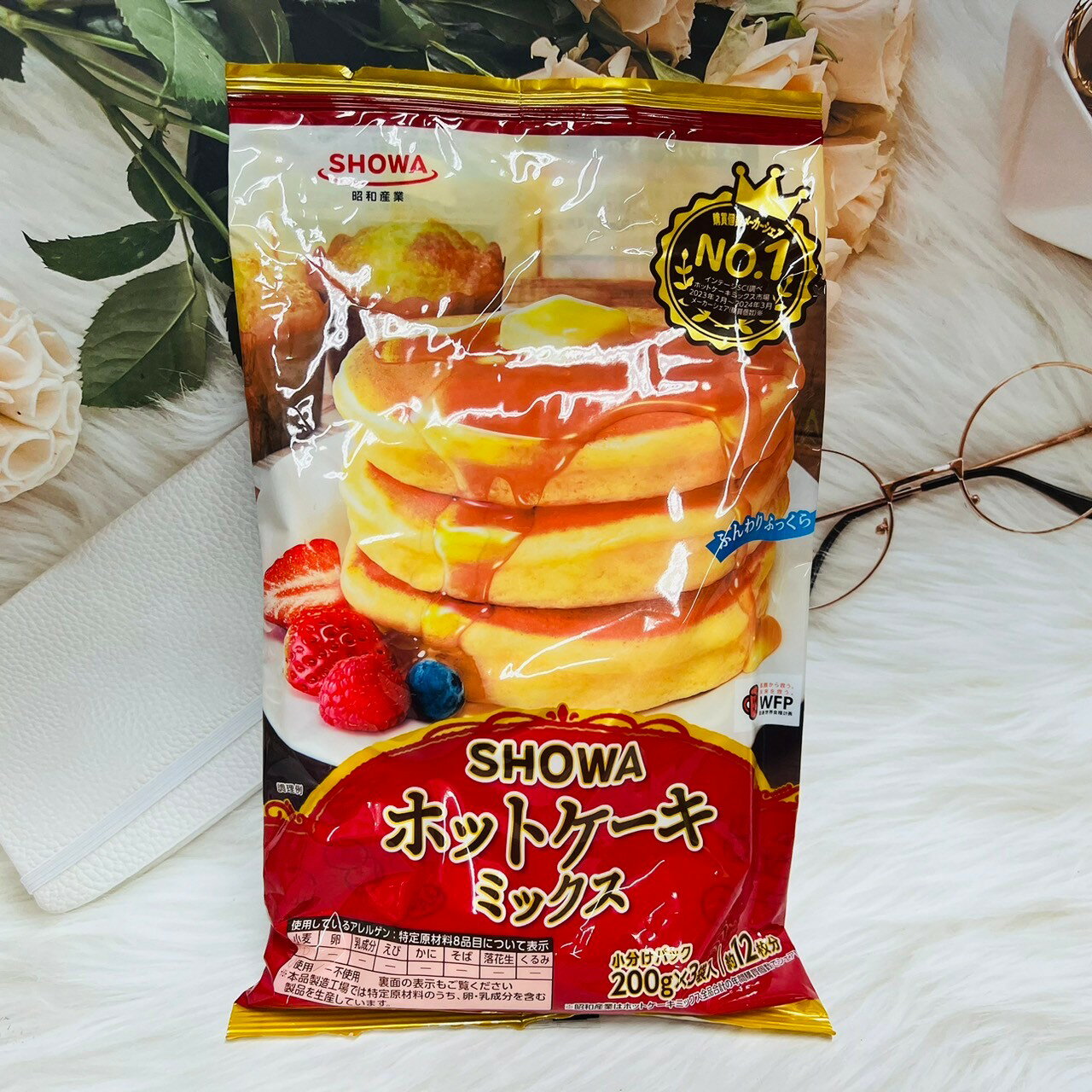 日本 SHOWA 昭和 經典鬆餅粉600g （200gx3袋入） 鬆餅粉 日本鬆餅