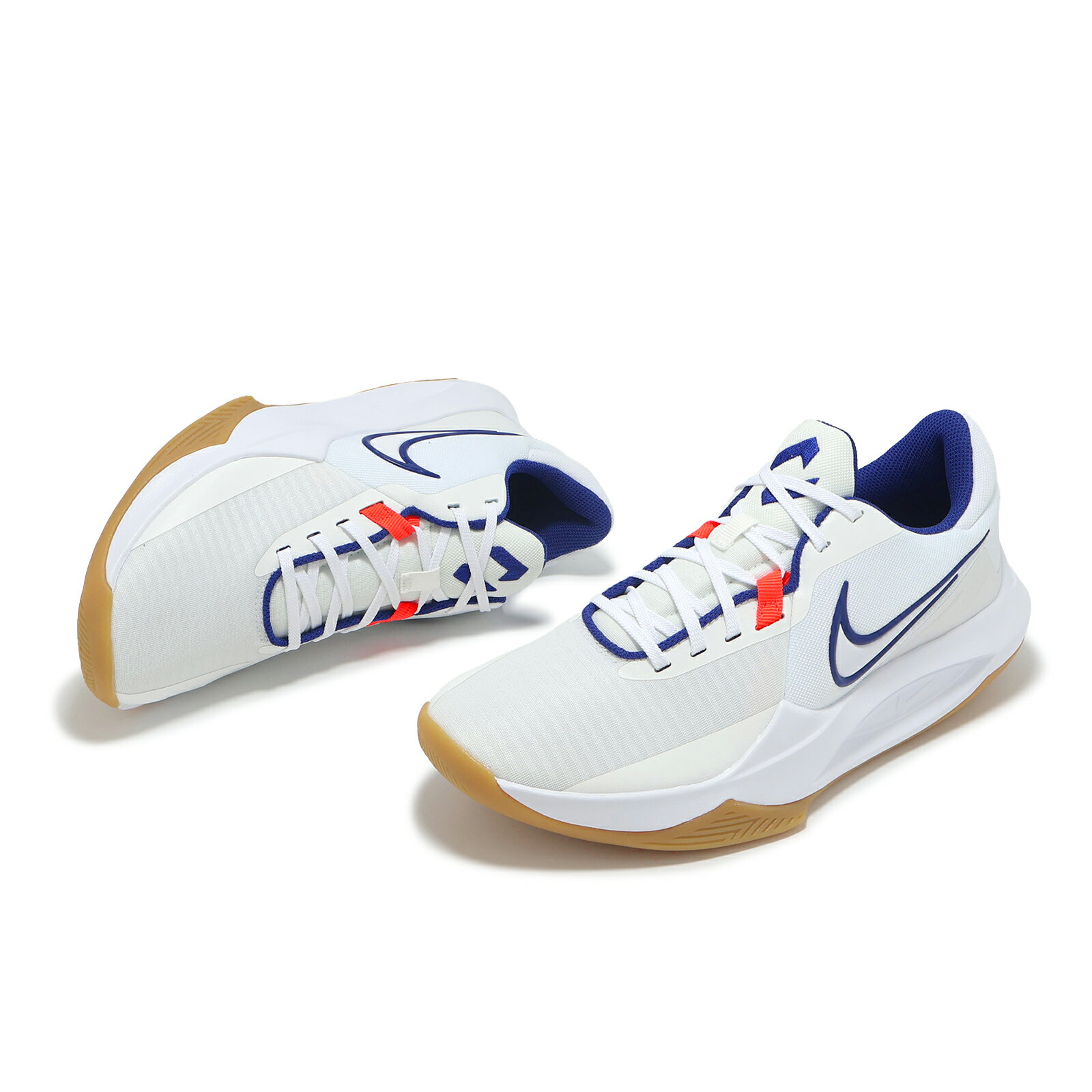 Nike 籃球鞋 Precision VI 男鞋 白 藍 膠底 緩衝 輕量 運動鞋 HV1796-141 6