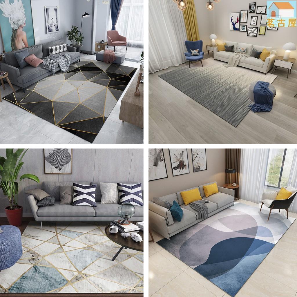 限時特價200*300cm北歐地毯 水晶絨地墊 客廳臥室房間床邊 水晶絨大地毯 家居短毛大地墊 超大床邊墊床邊 JEIT