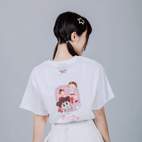 Rakuten Monkeys×啾啾妹口袋短T 1