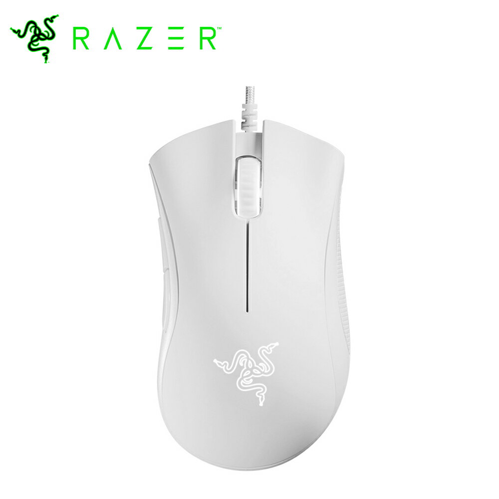 【Razer 雷蛇】DeathAdder Essential 有線電競滑鼠 白色【三井3C】
