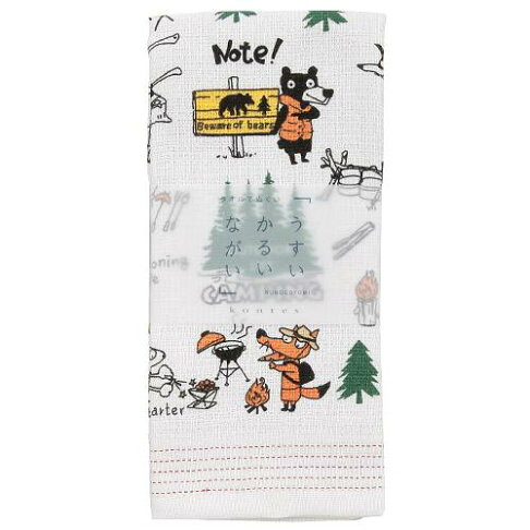 日本 Kontex 森林動物圖案長紗布毛巾 33x100 Cm 76尚宏 Rakuten樂天市場 日本 Kontex 森林動物圖案長紗布毛巾 33x100 Cm 76尚宏 Rakuten樂天市場