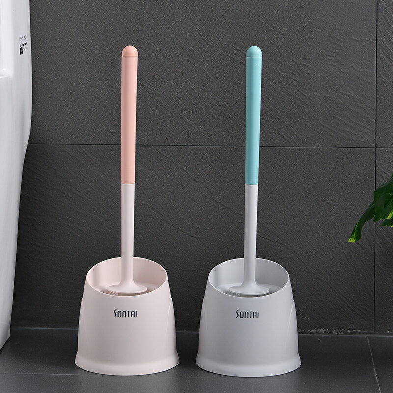 家用馬桶刷套裝創意免打孔衛生間洗廁所刷子新款長柄無死角清潔刷