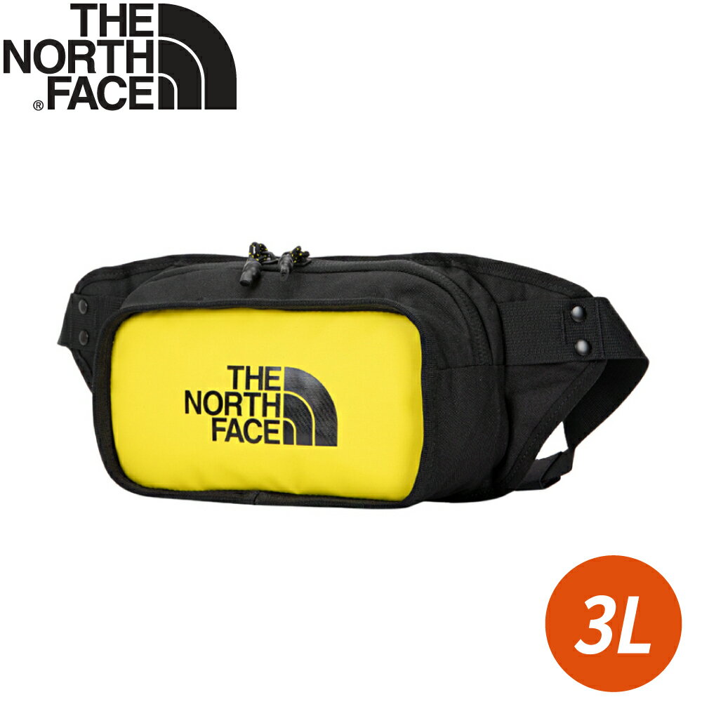 【The North Face EXPLORE HIP PACK 3L腰包《亮黃》】3KZX/休閒腰包/小包/斜背包/側背包
