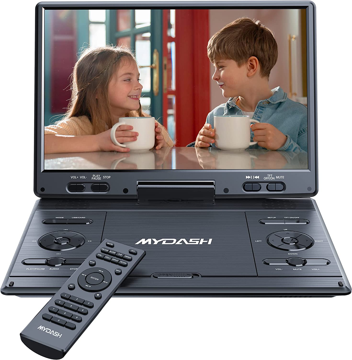 【美國代購】MYDASH 攜帶式DVD播放機 12.5英吋 PD102 附車用支架