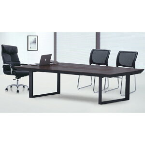 【 IS空間美學】UA全木皮經典會議桌(2023-B-151-1) 辦公桌/會議桌/辦公家具