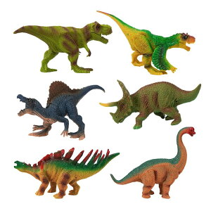 6入仿真恐龍動物模型(小隻)(硬材質)(安全塑料)【888便利購】