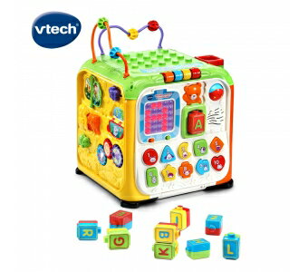 《英國 Vtech》5合1多功能字母感應積木寶盒 東喬精品百貨